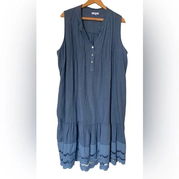 chinese dress ladies Royal Toscana Linen Dress in Woodrose